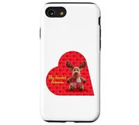 Big Hearted Cute Chocolate Moose - Valentine Case for iPhone SE (2020) / 7/8