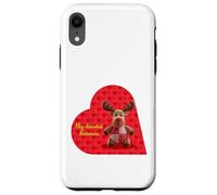 Big Hearted Cute Chocolate Moose - Valentine Case for iPhone XR