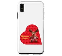 Big Hearted Cute Chocolate Moose - Valentine Case for iPhone XS Max