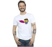 Big Hero 6 Baymax Fred Fired Up T-Shirt Disney White 4XL