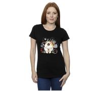 Big Hero 6 Baymax Group Hug Cotton T-Shirt Disney Black XXL