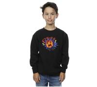 Big Hero 6 Baymax Hiro Angry Manga Sweatshirt Disney Black 12-13 Years