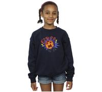 Big Hero 6 Baymax Hiro Angry Manga Sweatshirt Disney Navy 12-13 Years