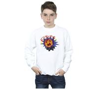 Big Hero 6 Baymax Hiro Angry Manga Sweatshirt Disney White 12-13 Years