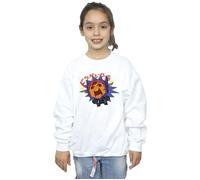 Big Hero 6 Baymax Hiro Angry Manga Sweatshirt Disney White 12-13 Years
