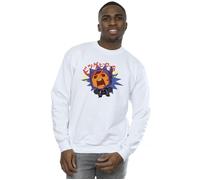 Big Hero 6 Baymax Hiro Angry Manga Sweatshirt Disney White S
