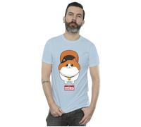 Big Hero 6 Baymax Kitten Face T-Shirt Disney Baby Blue XXL