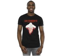 Big Hero 6 Baymax San Fransokyo Heart T-Shirt Disney Black 5XL