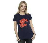 Big Hero 6 Baymax Suite Pose Cotton T-Shirt Disney Navy M