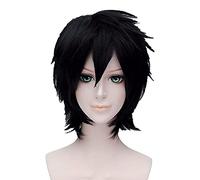 Big Hero 6 Hiro Hamada Cosplay Costume Wigs Black Short Synthetic Hair +Wig Cap