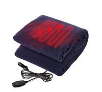 Big Hippo Electric Car Blanket 12V Fleece Car Blanket with Controller 4 Type Levels Car Electric Blanket for Car Truck RV Ideal Electric Blanket for Cold Weather (58" x 42",Navy Blue)
