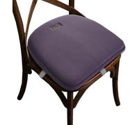 Big Hippo Seat Cushion Memory Foam Seat Pads for Chairs Padded Cushion Chair Seat Pads with Elastic Bands Non-Slip Seat Pad Cushions for Home Kitchen Garden Office Car (Black)