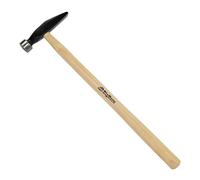 Big Horn 19874 Flat Face and Cross-Peen Goldsmith's Hammer w/Wooden Handle 11-1/2 Inch Long for Riveting Chisel Metal Forming Jewelry Making Tool