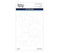 Spellbinders Big Hugs Etched Dies for Coordinating Stamp Set by Simon Hurley, Metal, ONE