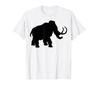 Big Ice-Age Mammoth Elephant Silhouette T-Shirt T-Shirt