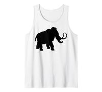Big Ice-Age Mammoth Elephant Silhouette T-Shirt Tank Top