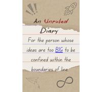 Big ideas : An Unruled diary / notebook for the person who dares to dreams beyond: 5" x 8" |150 pages | Unruled / blank pages | Motivational quote | ... doodling or gifting your loved ones