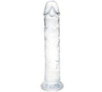 Big Jelly Realistic Dildo with Suction Cup Huge Transparent Dick Anal Plug Butt Plug Pussy Anal Stimulation Product for Men Women Gay Adults Sex-Toys (XXL, Clear)