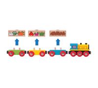 Bigjigs Rail Fruit & Veg Wooden Train Bigjigs Rail Multicolor