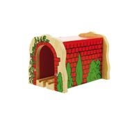 Big Jigs Red Brick Tunnel for Wooden Train Set