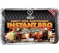 Big K All in One BBQ Party Size FSC, 1x Disposable Instant BBQ XL Party Size