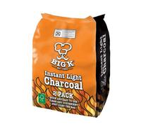 Big K Instant Light Charcoal Il02Fsc-Bq-5Pk, Clean, Easy To Use, Simply Light The Bag: 5 Packs Of 2 (Individual Bags X 10)