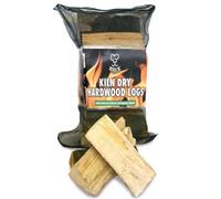 Big K Products British Kiln Dried Hardwood Logs, Low Moisture, Fsc Certified Lg01Kd-Bq-2Pk, 2 X 8Kg Net Bags