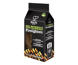 Big K Products Eco-Friendly, Easy & Quick Lighting Vegetable Wax Firelighter Cubes FL96-AMZ-4PK, For Wood Burners, BBQ, Log Burners & Open Fires, 96 Firelighter Cubes per Pack - 4 Packs