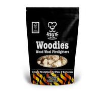 Big K Products Eco-Friendly, FSC Certified, Easy, Quick Lighting Woodies Natural Wood Wool Firelighters FLWOOD-AMZ-1PK, For Wood Burners, BBQ, Log Burners & Open Fires - Single Firelighter Pack