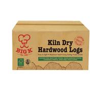 Big K Products Kiln Dried Hardwood Logs In A Box, Low Moisture, Fsc Certified Lgboxkd-Bqxhlfplt, 36 X 8Kg Boxes (Half Pallet)