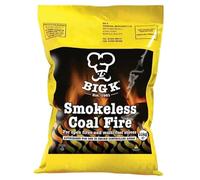 Big K Products Smokeless Coal SCF10-AMZ-1PK, 5-6 Hour Burn Time for Open Fires & Multi-Fuel Stoves, Clean, Efficient, Sustainable Heating - 1 x 10kg Bag