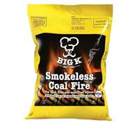 Big K Products Smokeless Coal SCF20-AMZ-HLFPLT, 5-6 Hour Burn Time for Open Fires & Multi-Fuel Stoves, Clean, Efficient, Sustainable Heating - 25 x 20kg Bags on a Half Pallet
