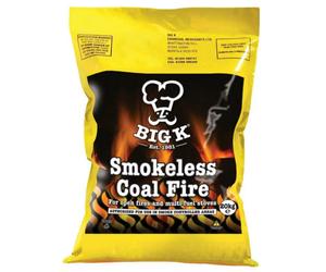 Big K Products Smokeless Coal Scf20-Bq, 1 X 20Kg Value Bag, 5 To 6 Hour Burn Time For Open Fires & Multi-Fuel Stoves