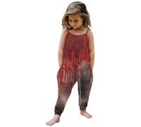 Big Kid Halloween Outfit 3 Month Boy Button up Toddler Baby Girl Halloween Prints Jumpsuit Sleeveless Romper Outfits Pants Clothes Baby Girl Dinosaur (9-10 Years) Wine