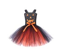 Big Kid Halloween Outfit Dress for Girls for Party Halloween Novelties Classic Witch Child Costume Children's Witch Shaggy Dress Cosplay Baby Girl Fall Outfit (Orange, 10-12 Years)