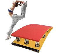 Big Kids Junior Gymnastics Springboard For Vault, Heavy Duty Pro Curved Spring Board With Steel Spring & Jump Pad, Anti-Skid & Thick Spring, Durable Spring Boards Gymnastics