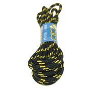 Big Laces Round Bootlaces 4mm wide (Black Yellow,110cm)