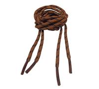 Big Laces Round Bootlaces 4mm wide (Nutmeg Black,140cm)