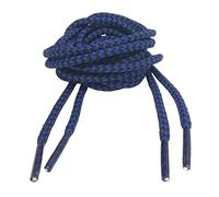 Big Laces Round Bootlaces 4mm wide (Royal Blue Black,210cm)