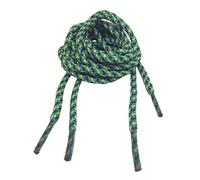 Big Laces Round Bootlaces 4mm wide (Yellow Jade Black,140cm)