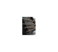 BIG LACES Round Brown and Sand Dots Bootlaces - 4mm wide 120cm Size: Any