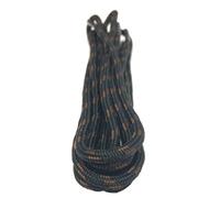Big Laces Round Hiking Bootlaces 4mm wide (Black Brown,110cm)