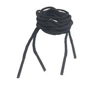 Big Laces Round Shoelaces 3mm wide (Black,130cm)