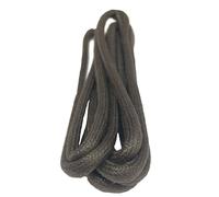 Big Laces Round Waxed Cotton Shoelaces 5mm wide (Dark Brown,120cm)