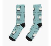 Big Lebowski White Russian Careful Man, There's a Beverage Here! Novelty Unisex Crew Socks - Funny Pattern