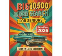 Big Letter Word Search for Seniors: Nostalgic Word Searches for Mindfulness and Brain Health - All Solutions Included