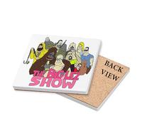 Big Lez web series theme, Coffee, Tea, Drink Coaster (Square Ceramic Coaster)