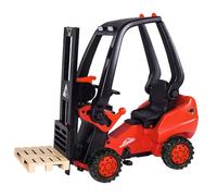Big - Linde Forklift - Children's Forklift Toy Vehicle with Precision Chain Drive, Adjustable Seat, up to 50 kg, Linde Licence, for Children from 3 Years