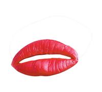 Big Lip Prop - Red Lips Masque for Prank Parties | Latex Funny with Mouth Cover, Photo Booth Accessory, Sausage Lip Costume, Cosplay Facial Expression Toy for Adults Kids