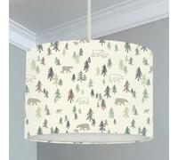 Big Little Bedrooms Bear and Fir Tree Lampshade - Ceiling - 35cm
